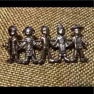 Children of the world brooch